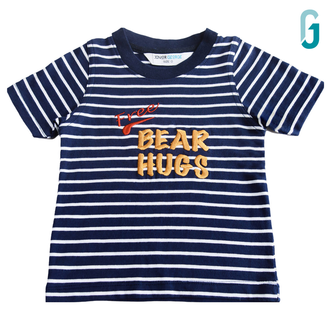 Crewneck - Stripes - Free Bear Hugs