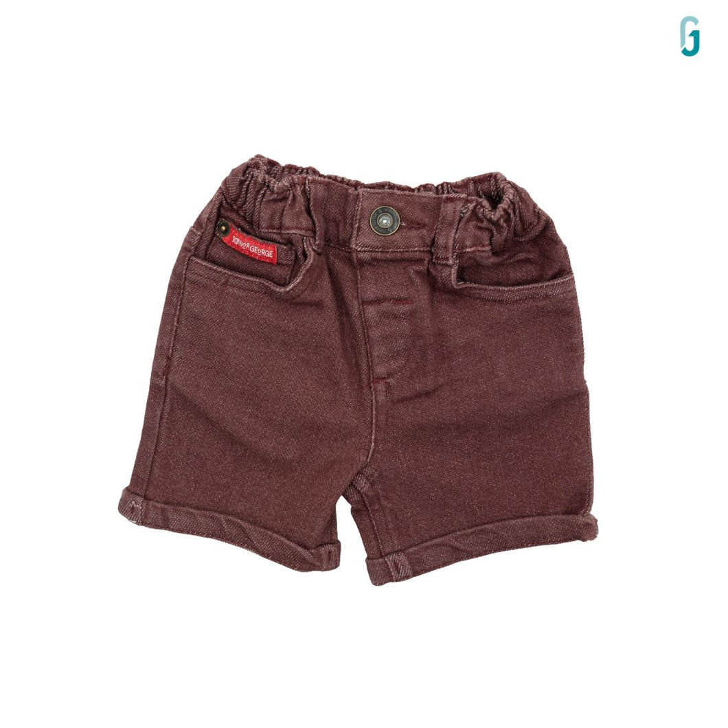 Short - Denim (Maroon) - F/Open