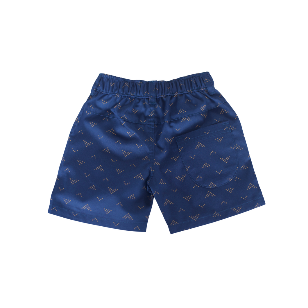 Short - Dusty Blue Printed (Twill)