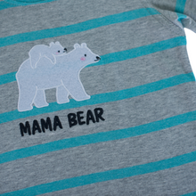 Load image into Gallery viewer, Crewneck - Mama Bear (Gray &amp; Blue)
