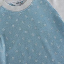 Load image into Gallery viewer, Crewneck - Raglan - Light Blue ( Printed )
