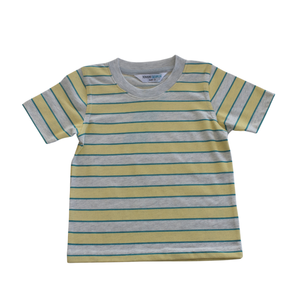 Crewneck - Stripes ( Yellow,Gray )