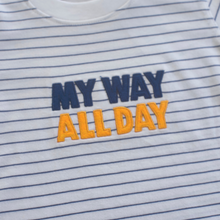 Load image into Gallery viewer, Crewneck - My Way All Day ( White )
