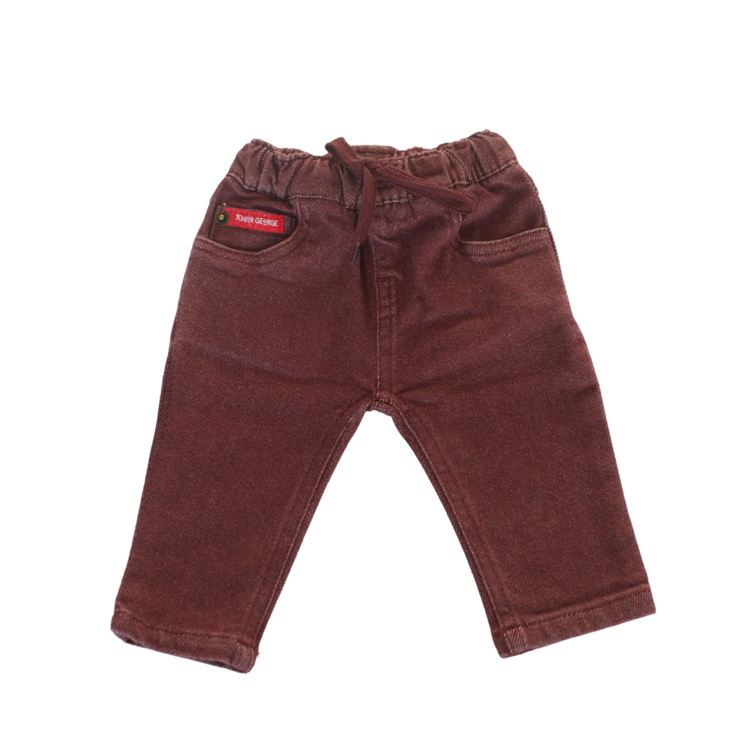 Pant - Denim - Maroon