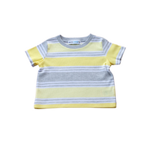 Load image into Gallery viewer, Crewneck - Stripes (Grey/Yellow/White)
