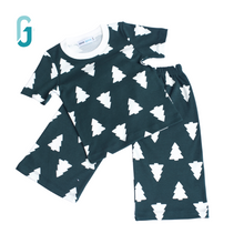 Load image into Gallery viewer, Pajama - Christmas Trees (Green)
