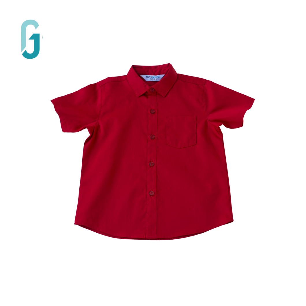 Shirt - (Red) cotton