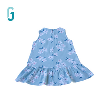 Load image into Gallery viewer, Dress - Printed Flowers (Green)
