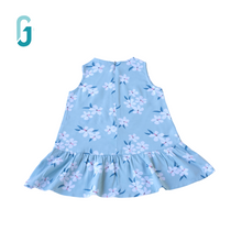 Load image into Gallery viewer, Dress - Printed Flowers (Green)
