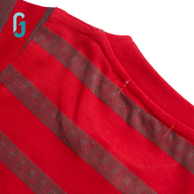 Load image into Gallery viewer, Crewneck - Stripes - Mr. Curious (Red)
