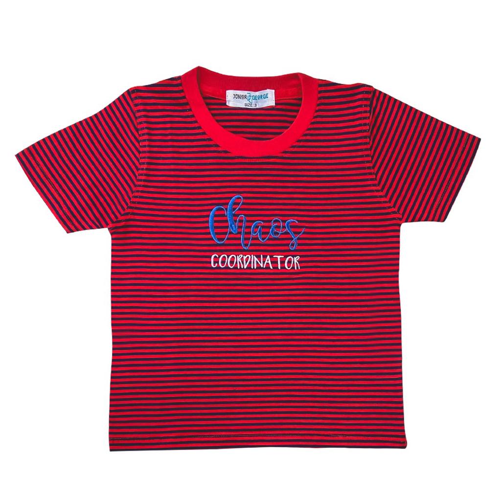Crewneck - chaos Coordinator (Red,Navy Blue)
