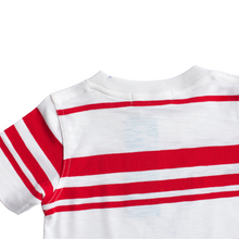 Load image into Gallery viewer, Crewneck - Stripes - Deer (White and Red)
