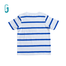 Load image into Gallery viewer, Crewneck - Stripes - I&#39;m Papa&#39;s Boy (Blue and White)
