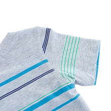 Load image into Gallery viewer, Crewneck - Stripes (Grey/Blue/Green)
