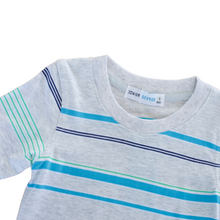 Load image into Gallery viewer, Crewneck - Stripes (Grey/Blue/Green)
