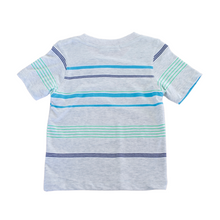 Load image into Gallery viewer, Crewneck - Stripes (Grey/Blue/Green)
