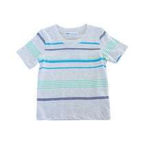 Load image into Gallery viewer, Crewneck - Stripes (Grey/Blue/Green)
