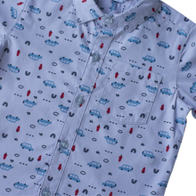 Load image into Gallery viewer, Shirt - Car (Gray/Blue)
