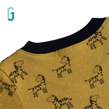 Load image into Gallery viewer, Pajama- Black Horse - (Yellow)
