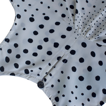 Load image into Gallery viewer, Top - Black dots (White)
