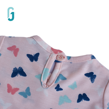 Load image into Gallery viewer, Dress - Knit-Butterfly (Pink/Blue/White)
