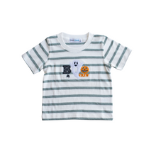 Load image into Gallery viewer, Crewneck - Stripes - BOO (Grey/White)
