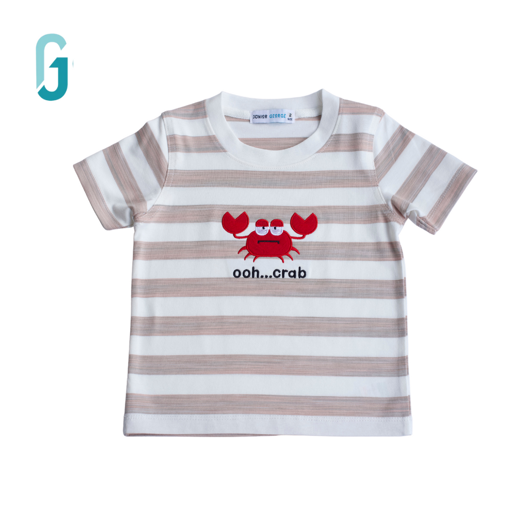 Crewneck - Stripes - ohh.. crab