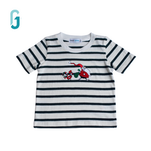 Load image into Gallery viewer, Crewneck - Santa - Stripes - (White and Green)
