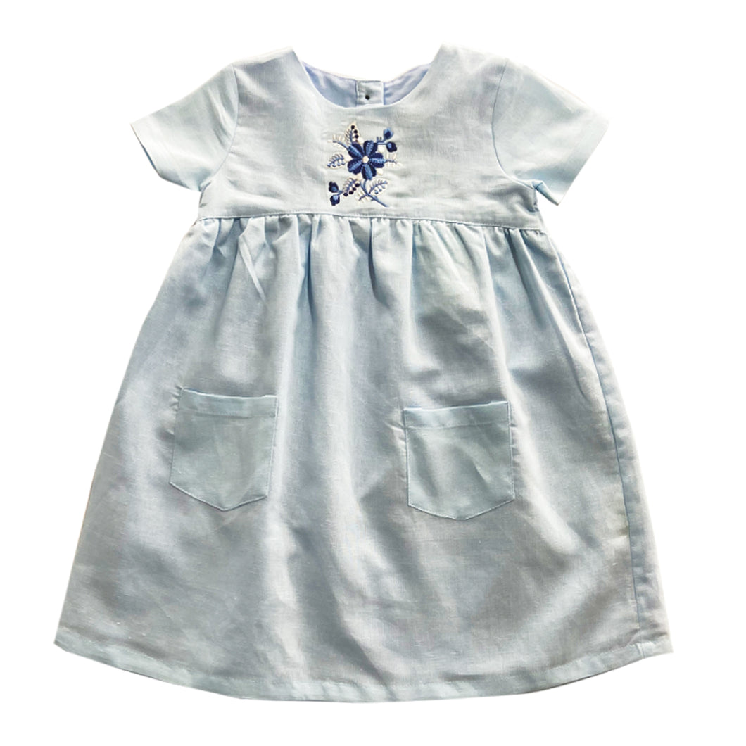Dress - Flower (Blue)