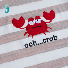 Load image into Gallery viewer, Crewneck - Stripes - ohh.. crab
