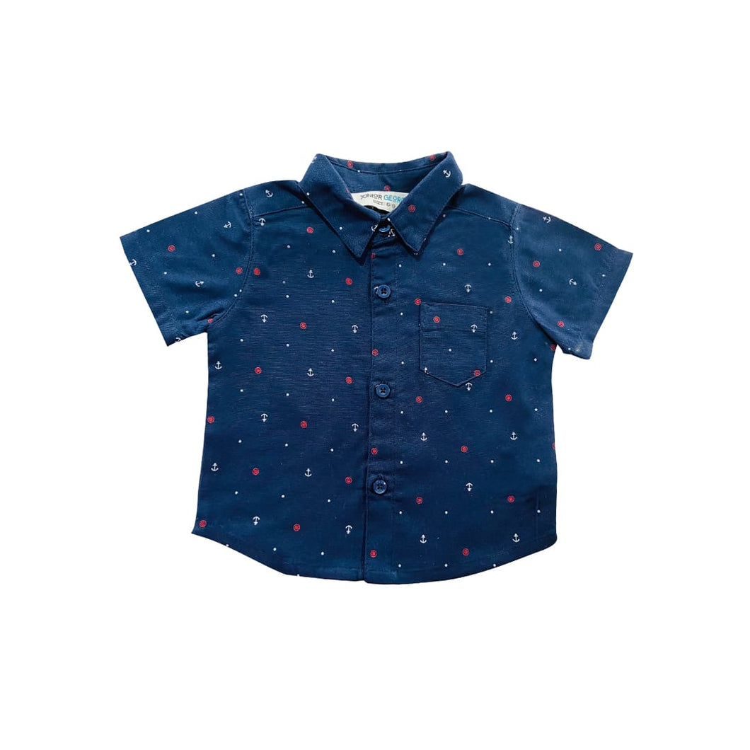 Shirt (Navy Blue With Anchor)