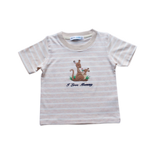 Load image into Gallery viewer, Crewneck - Stripes - I Love Mommy (Peach)
