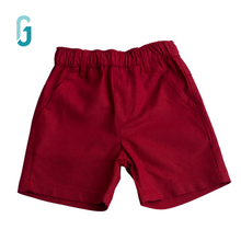 Load image into Gallery viewer, Short - linen (Maroon)
