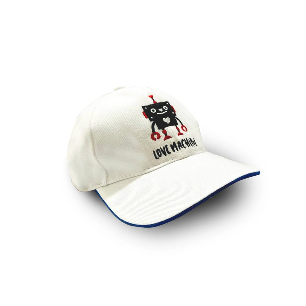 Cap - Love Machine ( White, Black)