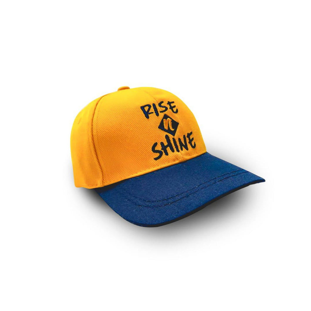 Cap - Rise And Shine ( Yellow, Navy Blue)
