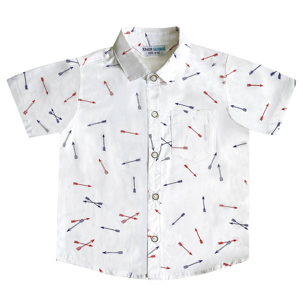 Shirt - Arrow (White, Red,Blue)
