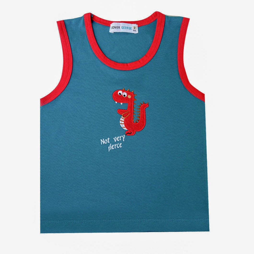 Tank Top - Dinosaur (Blue)