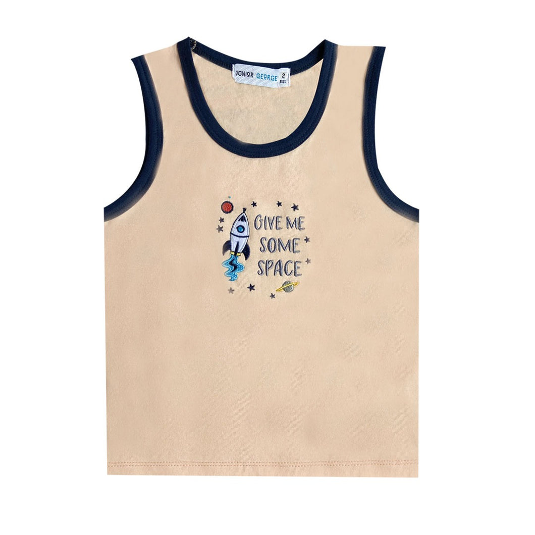 Tank Tops - Give Me Some Space(Peach)