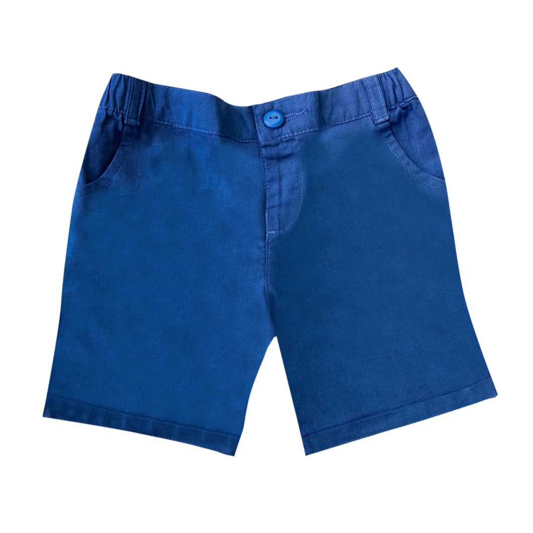 Short - Linen (Royal Blue)