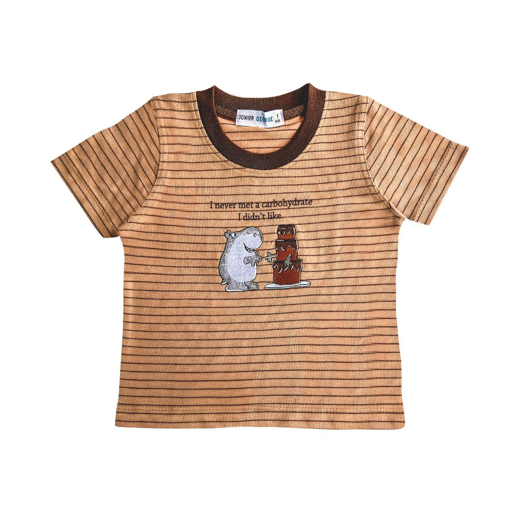 Crewneck - Carbohydrate Stripe (Brown)